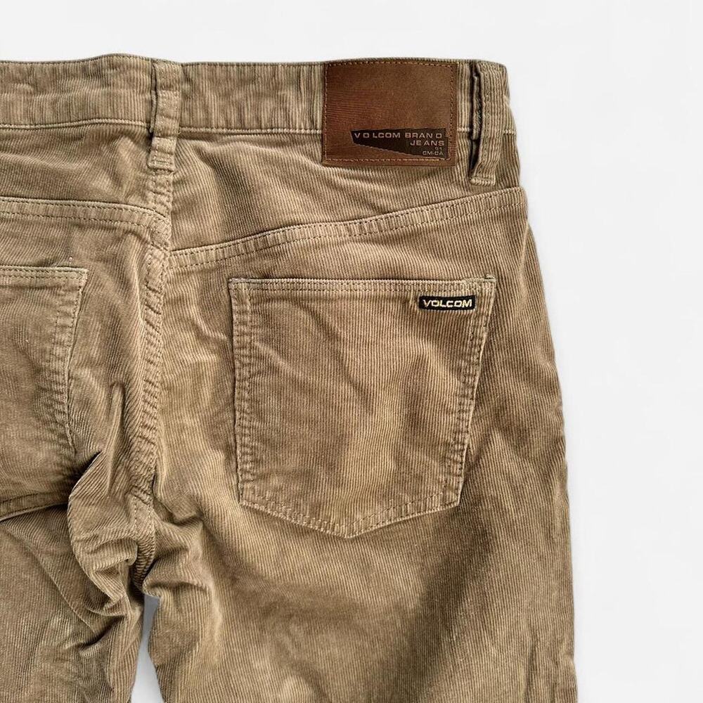 Tan corduroy pants by volcom